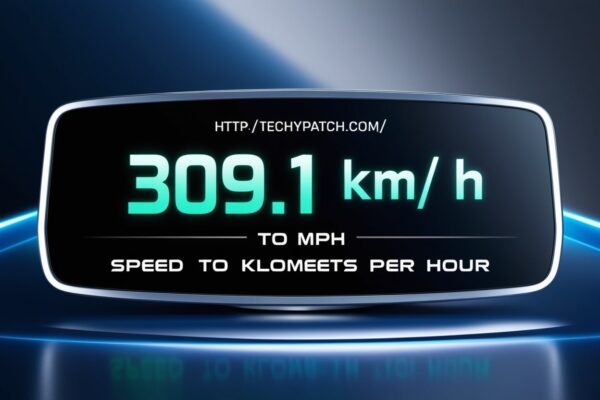 309.1 km/h to mph