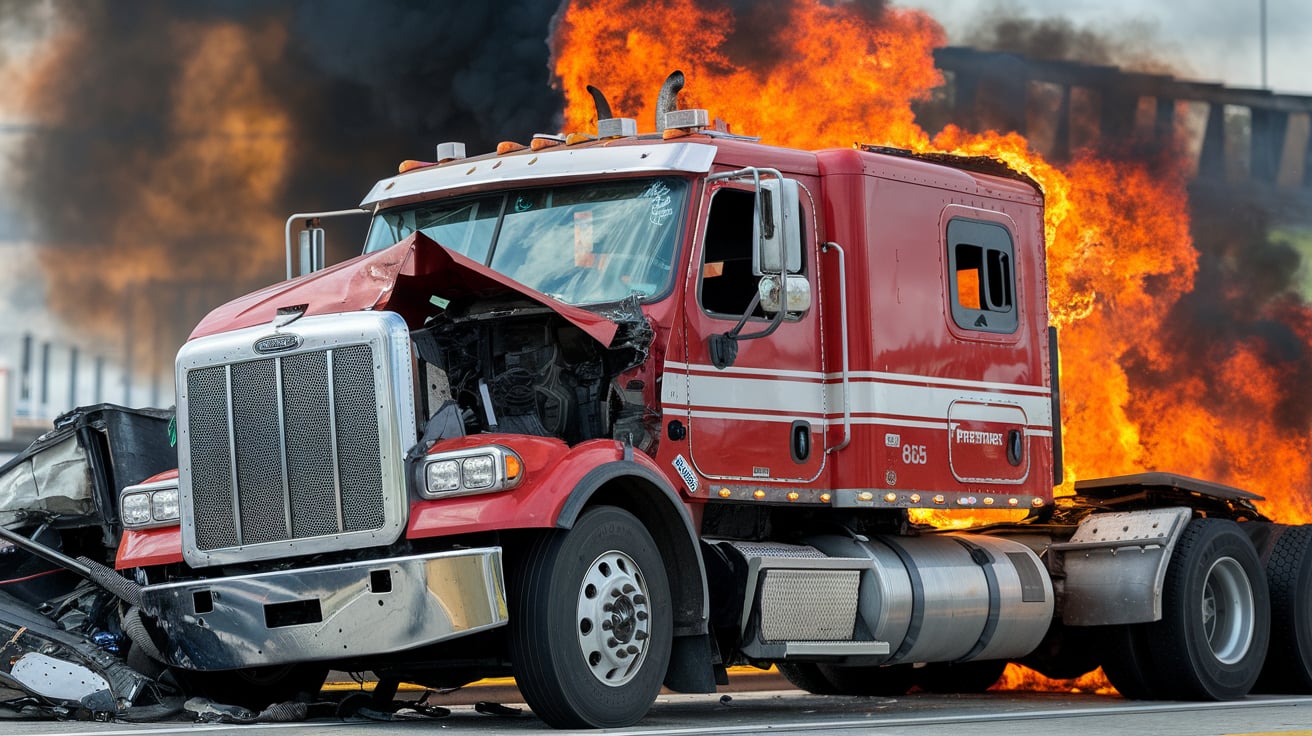 08/26/2024 Semi Accident I-85 Anderson County SC