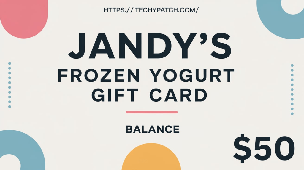 Jandy's Frozen Yogurt Gift Card Balance