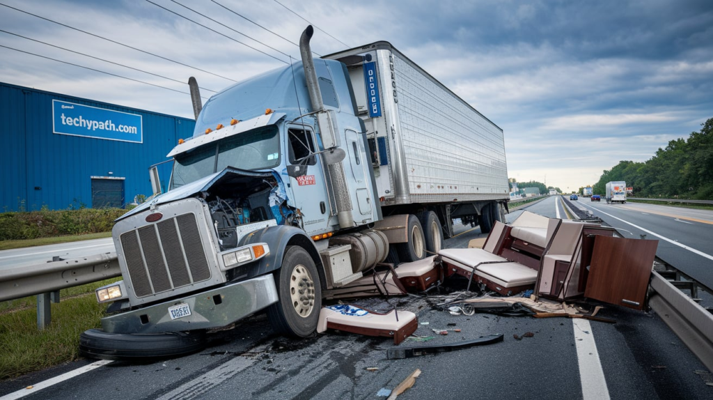 08/26/2024 Semi Accident I-85 Anderson County SC