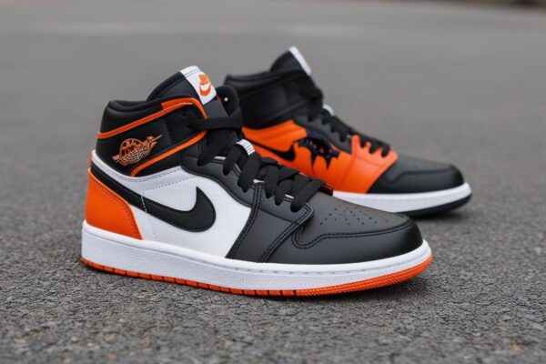 kid's air jordan 1 low gs halloween