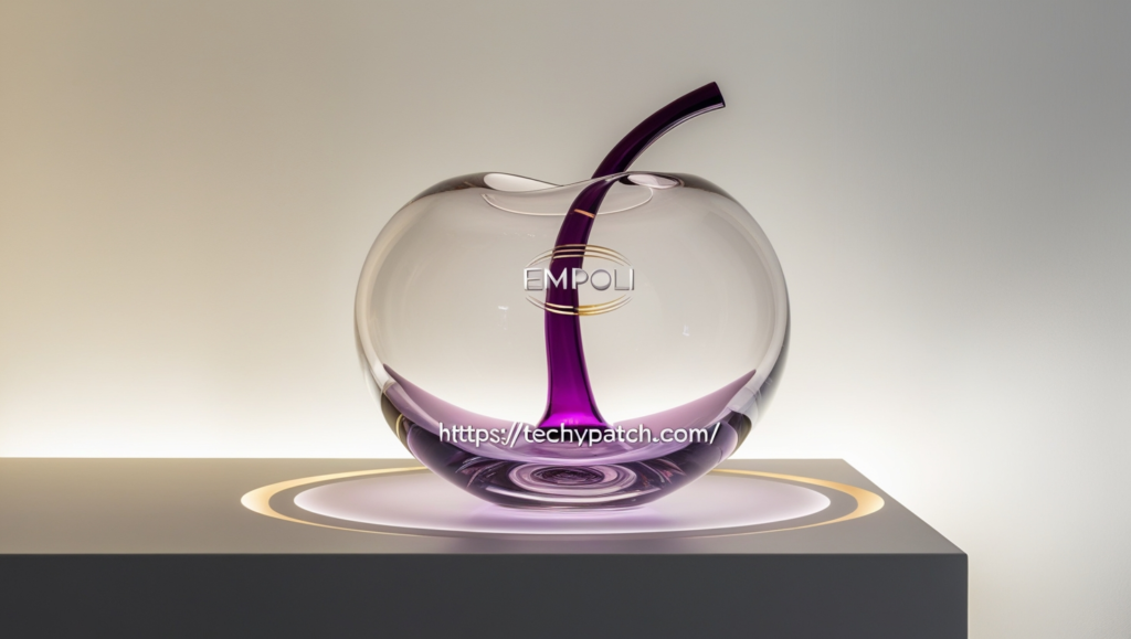 Empoli Purple Stemmed Large Glass