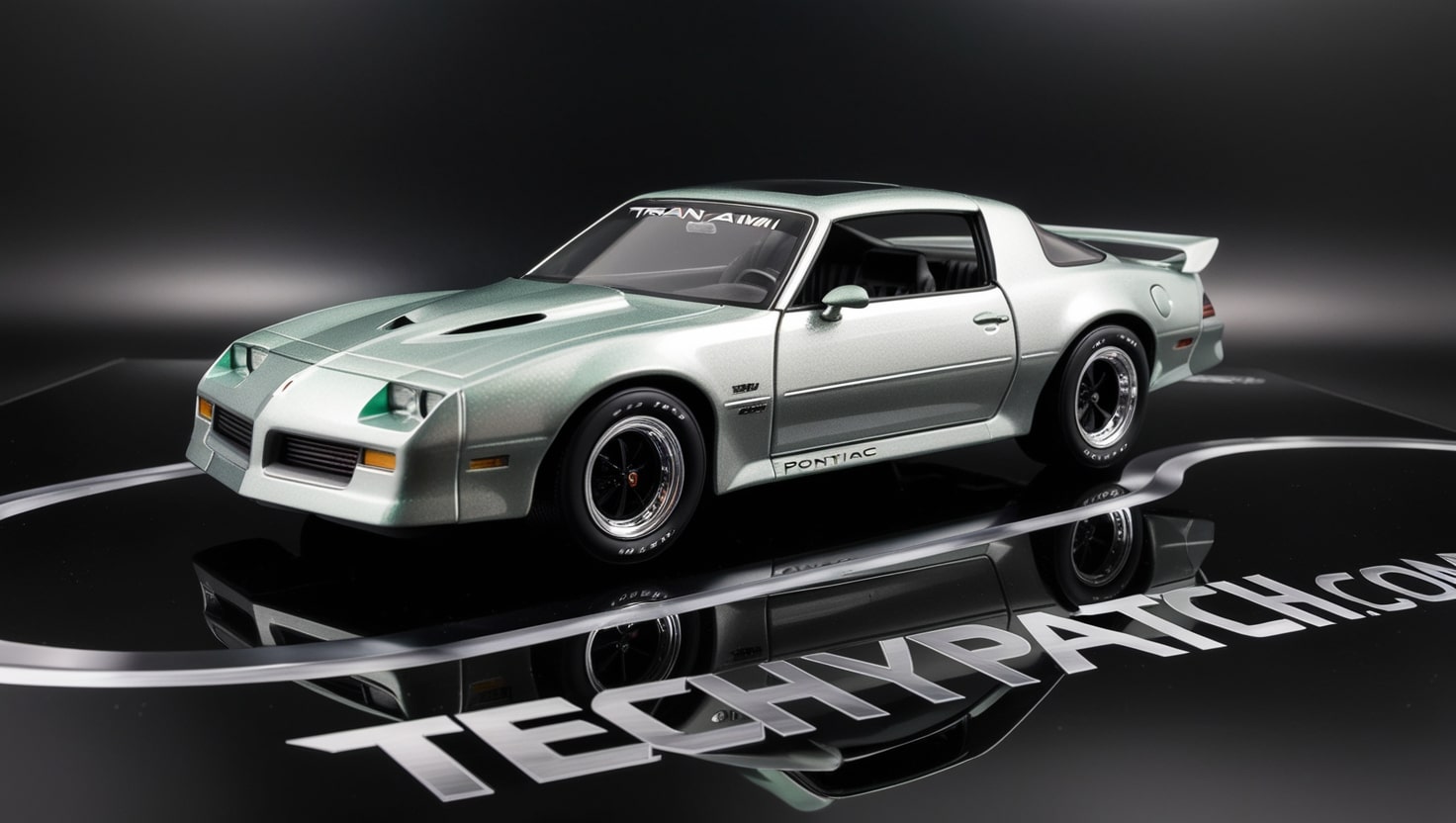 Greenlight 1989 Silver Pontiac Transam 1/18th Scale Diecast