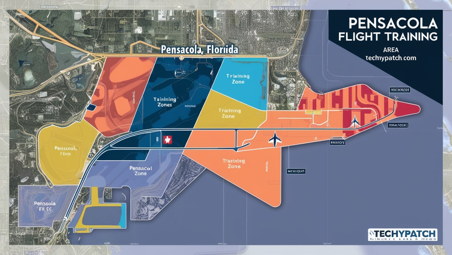 pensacola kml file flight training areas