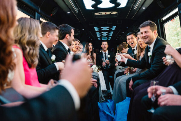 Party buses for wedding