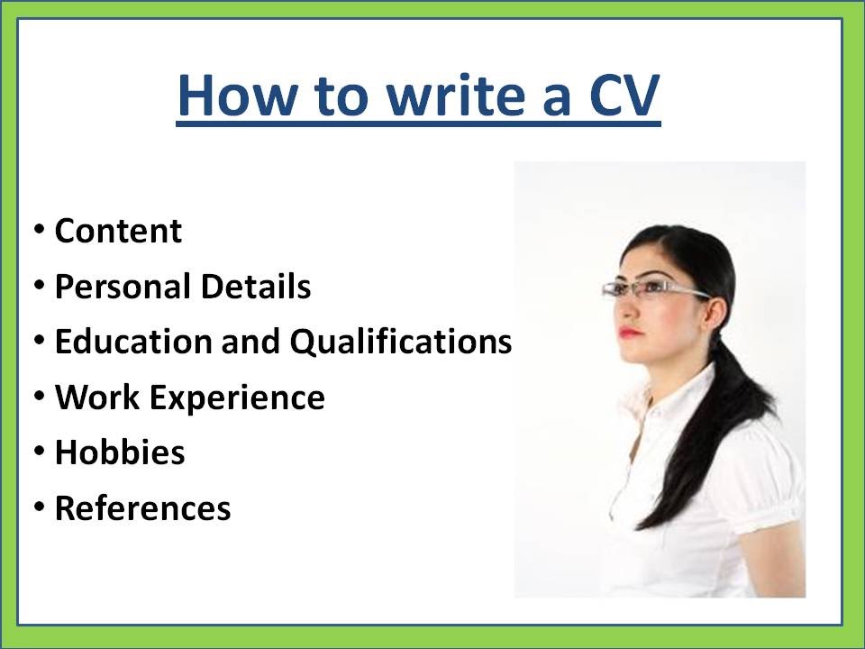 Who is the best person to write your CV?
