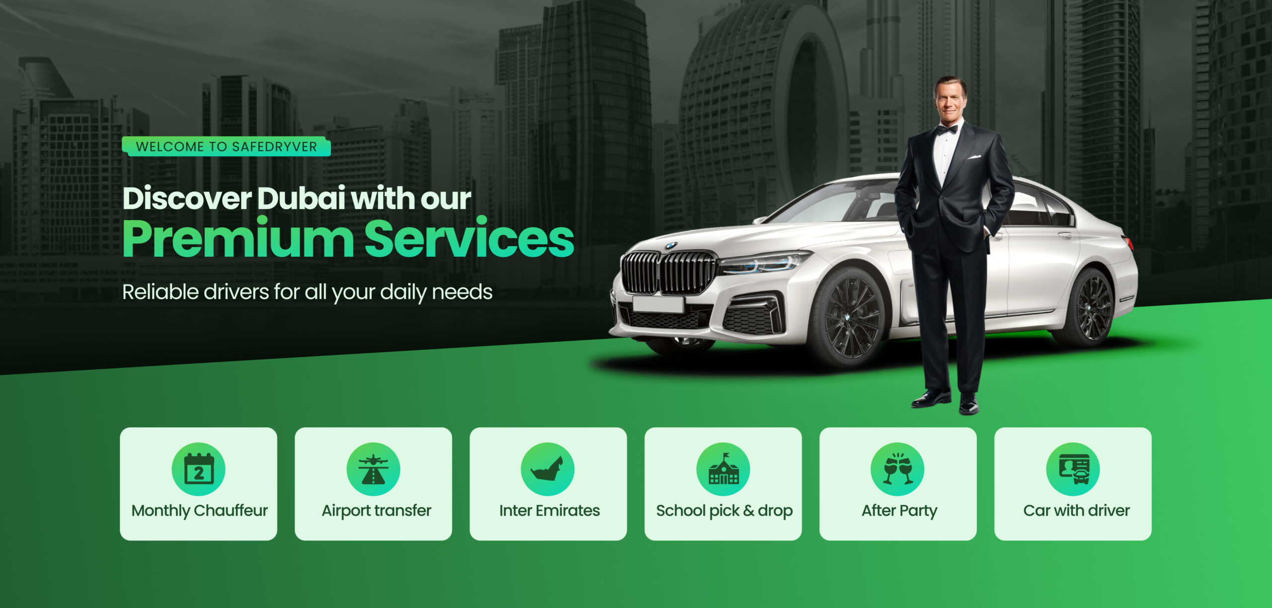Monthly Driver Service Dubai